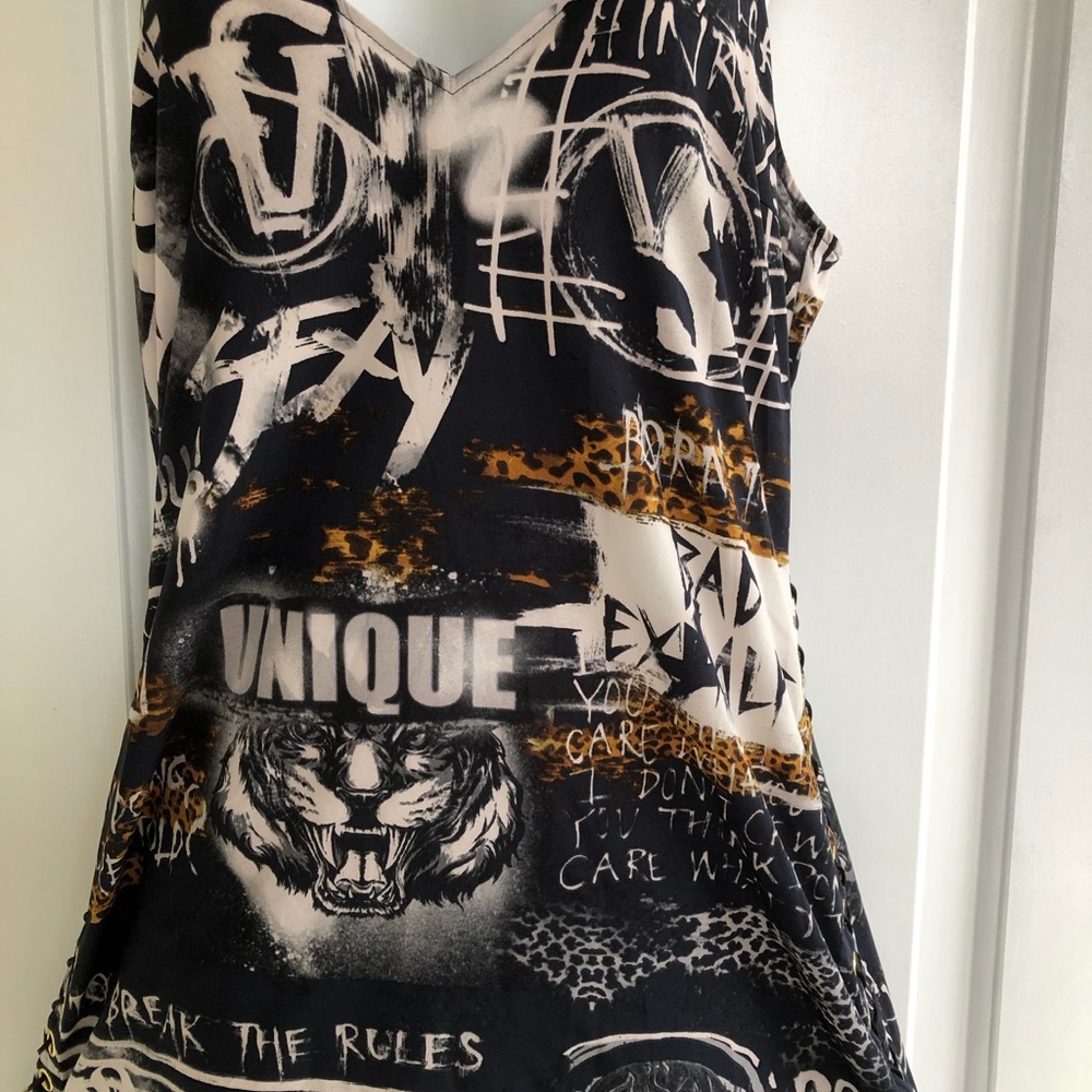 Victoria’s Secret X Balmain Graphic Slip Dress